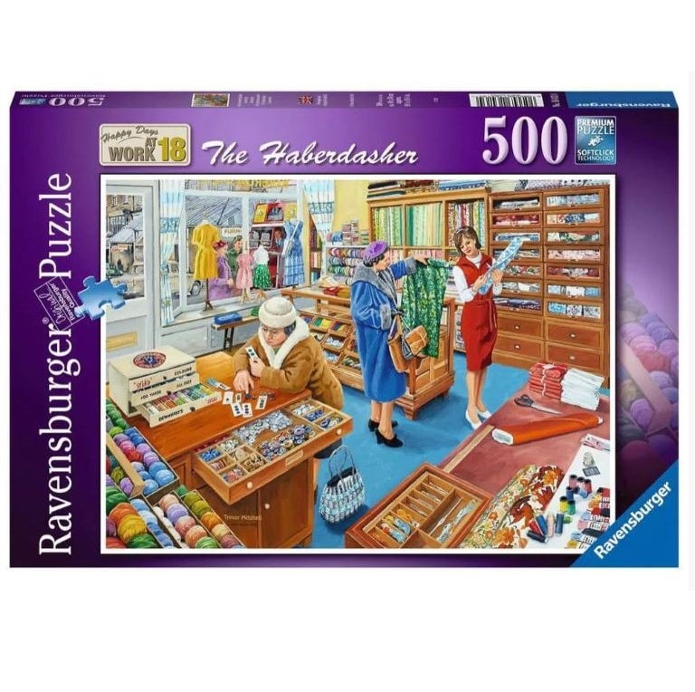 Ravensburger The Haberdasher 500 piece Jigsaw Puzzle Brisbane Puzzle Shop