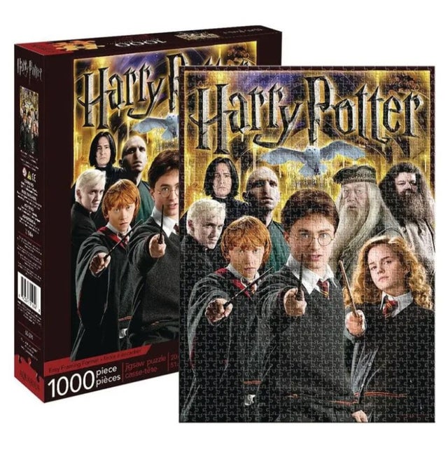 Aquarius Puzzles Harry Potter Crests Slim 1000-Piece Jigsaw Puzzle