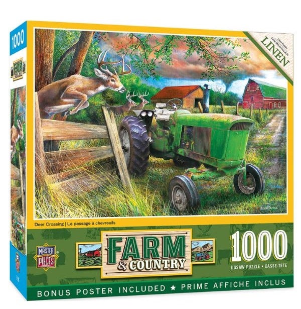 MasterPieces Deer Crossing 1000 piece Jigsaw Puzzle Brisbane Puzzle Shop